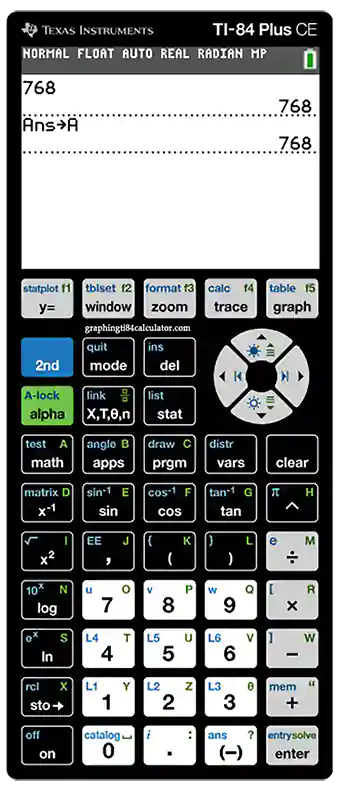 19 Number saved in variable