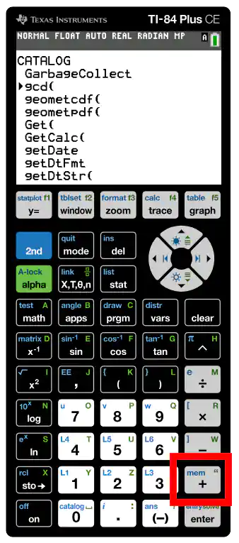 Load the syntax of any command frmo the Calalog.