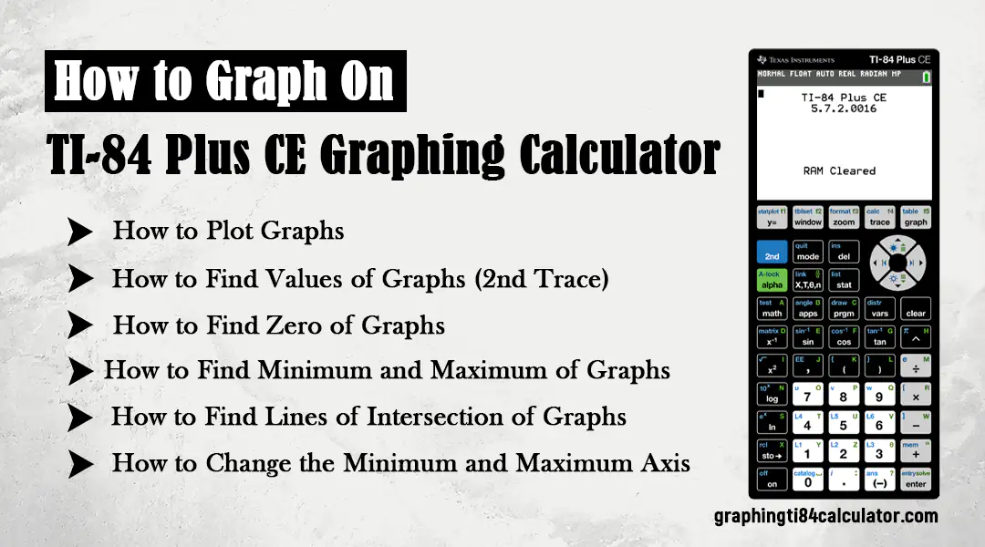 How to Graph on TI 84 Plus CE Calculator