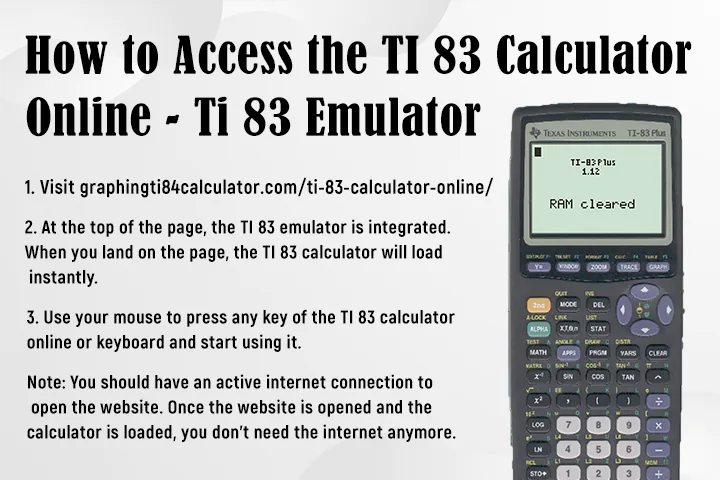 How to Access the TI 83 Calculator Online (TI 83 Emulator)