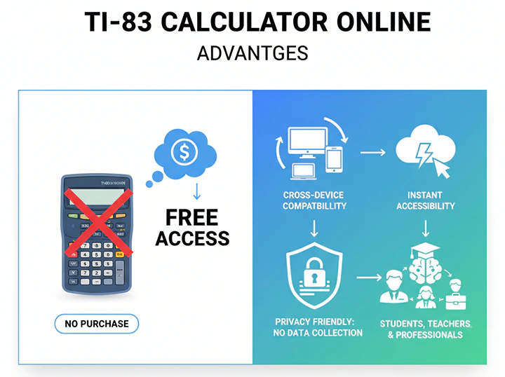 TI 83 Calculator Online Advantages